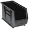 Quantum Storage Systems® Black 18" x 8.25" x 9" ULTRA Stack & Hang Bin